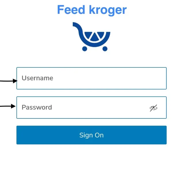 feed kroger login